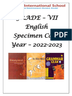 Grade 7 Eng Sem-1 Study Material 22-23