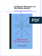 Magnetic and Electric Resonance 1St Edition Marian Apostol Online Ebook Texxtbook Full Chapter PDF