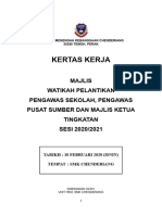 Kertas Kerja Watikah Pelantikan Pengawas 2020