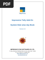 User Manual With FAQs - System Date Wise Day Book - 3.0