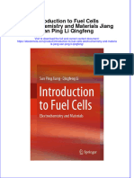 Introduction To Fuel Cells Electrochemistry and Materials Jiang San Ping Li Qingfeng Online Ebook Texxtbook Full Chapter PDF