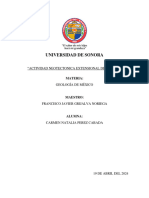 Actividad Neotectonica Extensional de Sonora