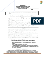 Oisb Cbse Grade12 Englishws Lostspring 2024-25