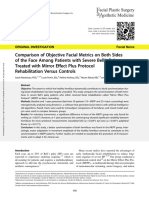 Martineau Et Al 2024 Comparison of Objective Facial Metrics On Both Sides of The Face Among Patients With Severe Bell S