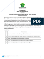 Pengumuman Pendaftaran Seleksi Terbuka Calon Pejabat Pimpinan Tinggi Pratama Atau Setingkat Sselon Iipdf