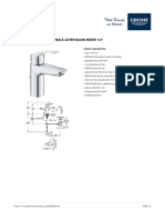 GROHE Specification Sheet 3326530D