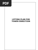 Lifting Plan For Tower Erection