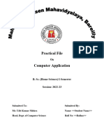 Computer Practical File