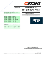 ppt260 Parts Catalog Serial Number E09113001001e09113999999