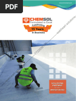 Chemsol Waterprofing Product Catalogue