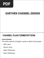 Earthen Channel Design