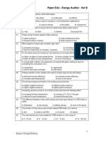 Energy Audit Questions Paper For BEE 25