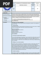 I. Objectives: Grade 11