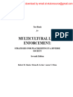 Test Bank For Multicultural Law Enforcement Strategies For Peacekeeping in A Diverse