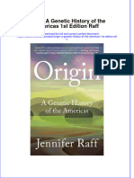 Ebook Origin A Genetic History of The Americas 1St Edition Raff Online PDF All Chapter