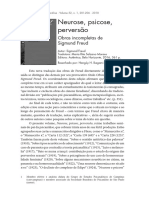 Resenha Do Livro de Freud - Neurose e Psicose