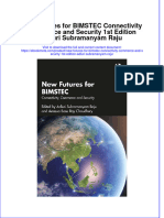 New Futures For Bimstec Connectivity Commerce and Security 1St Edition Adluri Subramanyam Raju Online Ebook Texxtbook Full Chapter PDF