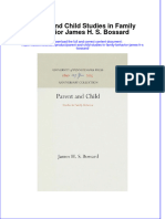 Parent and Child Studies in Family Behavior James H S Bossard Online Ebook Texxtbook Full Chapter PDF