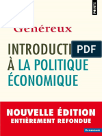 Introduction À La Politique Économique Jacques Généreux