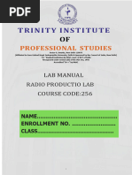 Radio Production Lab Manual