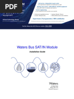 Waters busSAT IN Manual