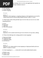 Cloud Computing MCQ 