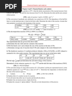 Ex - Chapter 4,5 - Kinetics and Catalysis-2023.2-New