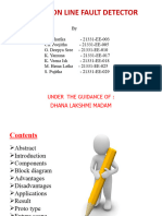 Transmission Line Fault Dectector