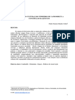 O Patrimônio Cultural Dos Terreiros de Candomblé e A Construção Da Questão