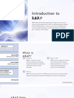 Introduction To SAP ABAP