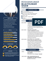 Navy & White Modern Professional Resume