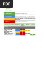 Activity Template - RACI Chart Example For Plant Pals