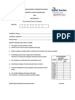 Mathematics 2004 Marking Guide