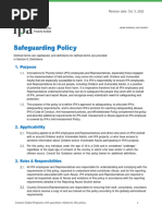 IPA Safeguarding Policy