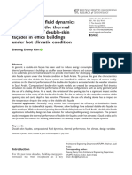 Kim 2020 Computational Fluid Dynamics Assessment For The Thermal Performance of Double Skin Facades in Office Buildings