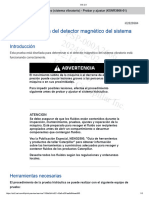 Detector Magnético (Sistema Vibratorio) - Probar y Ajustar SISTEMA DE VIBRACION CS-533E