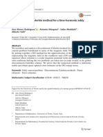 A Discontinuous Galerkin Method For A Time-Harmonic Eddy Current Problem