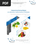 E-Book Interacciones Farmacologicas Con Alimentos Medicamentos y Herbolaria