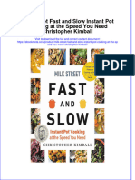 Ebook Milk Street Fast and Slow Instant Pot Cooking at The Speed You Need Christopher Kimball Online PDF All Chapter