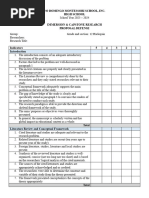 Proposal Defense Rubric