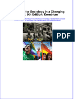 PDF Test Bank For Sociology in A Changing World 9Th Edition Kornblum Online Ebook Full Chapter