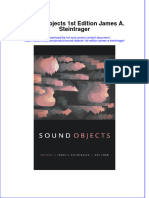 Sound Objects 1St Edition James A Steintrager Online Ebook Texxtbook Full Chapter PDF