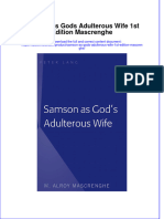 Samson As Gods Adulterous Wife 1St Edition Mascrenghe Online Ebook Texxtbook Full Chapter PDF