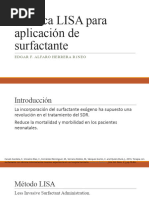 Tecnicas de Aplicacion de Surfactante