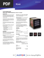 Flag Alarm Relay: Description For D.C. or A.C. Supply Operating On "Pick-Up" or "Reset"