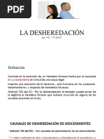 9 - La Desheredación