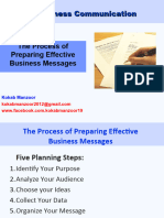 Chap 3 The Process of Preparing Effective Busines Messages