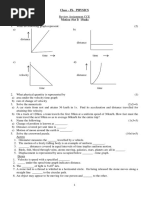 Practice Science Ques Paper For Class 9