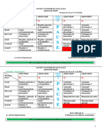 Emploi de Temps 22