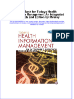 PDF Test Bank For Todays Health Information Management An Integrated Approach 2Nd Edition by Mcway Online Ebook Full Chapter